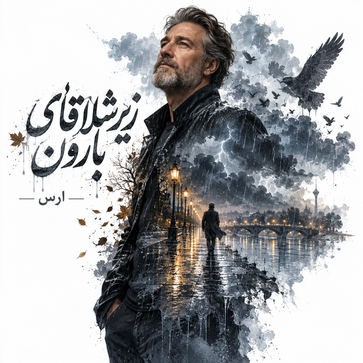 کاور آهنگ زیر شلاقای بارون از ارس ارجمند